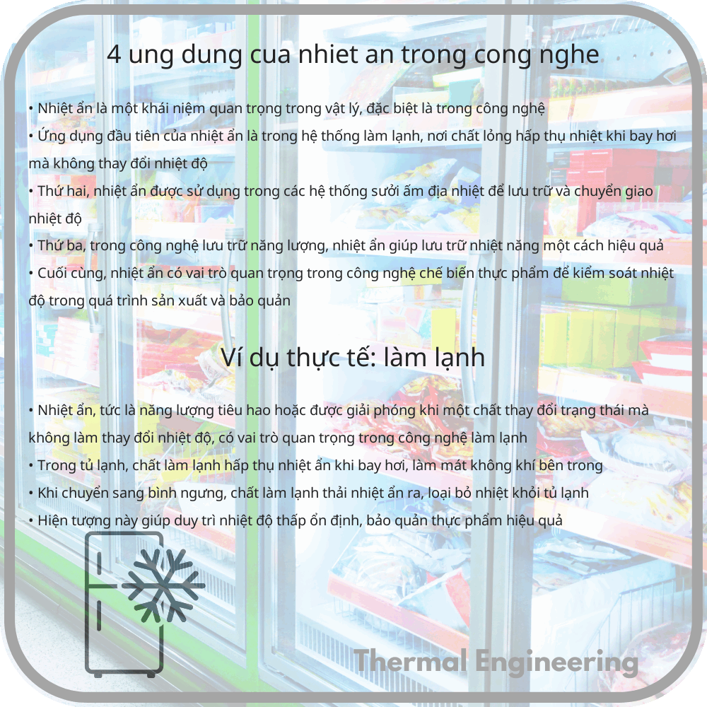 4 Ứng Dụng Của Nhiệt Ẩn Trong Công Nghệ