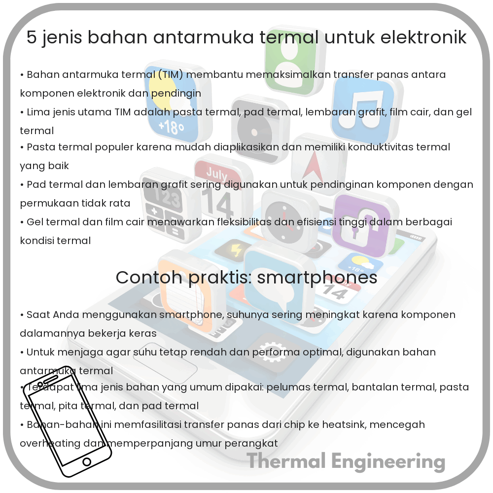 5 Jenis Bahan Antarmuka Termal untuk Elektronik