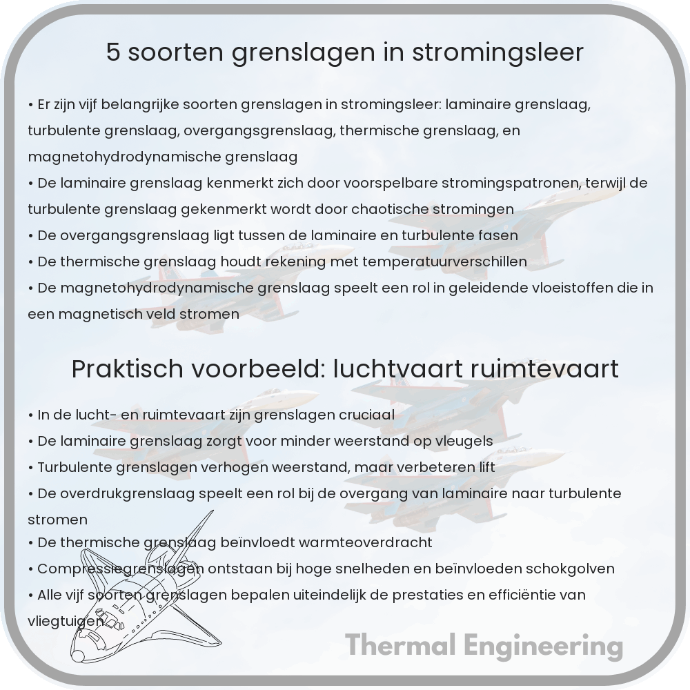 5 Soorten Grenslagen in Stromingsleer
