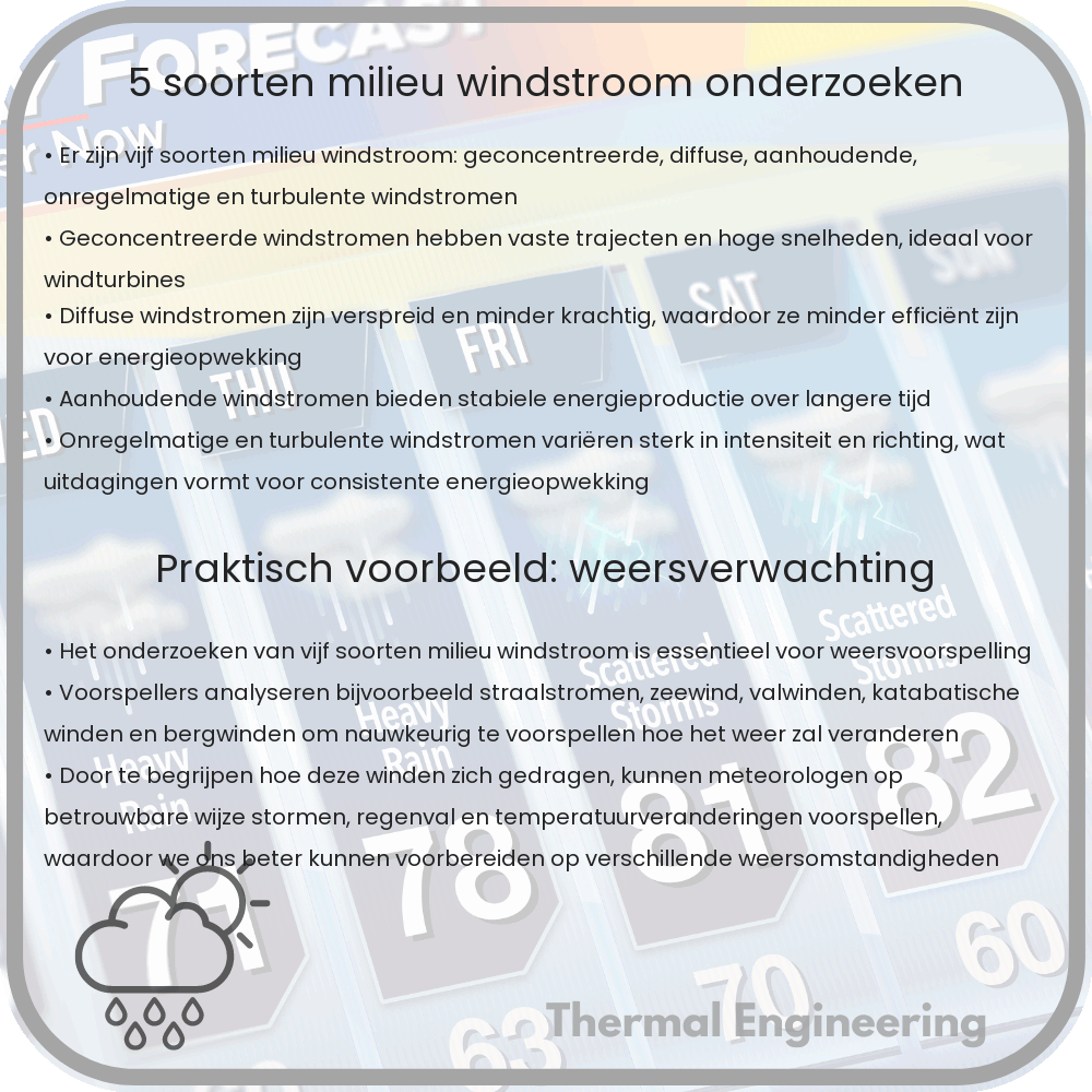 5 Soorten Milieu Windstroom Onderzoeken