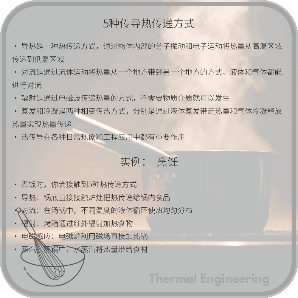 5种传导热传递方式
