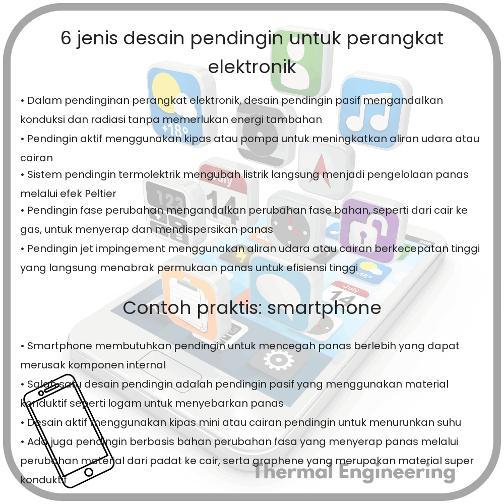 6 Jenis Desain Pendingin untuk Perangkat Elektronik