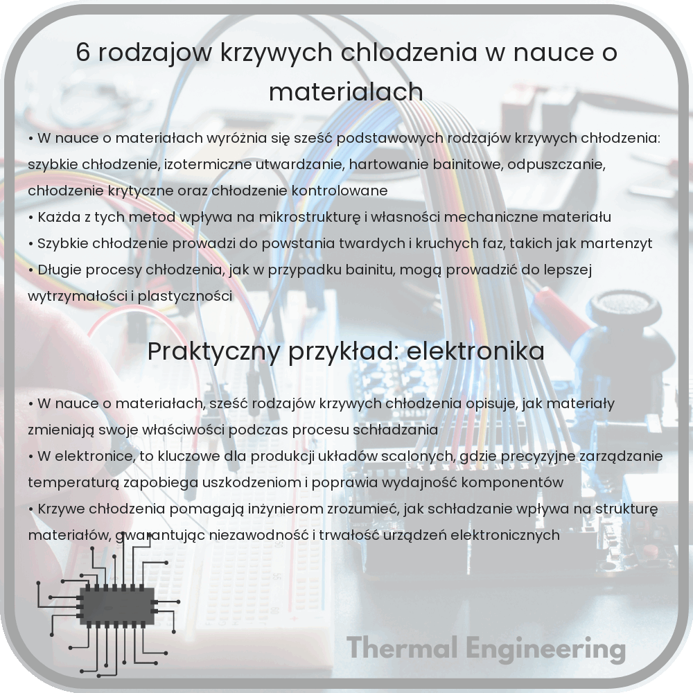 6 rodzajów krzywych chłodzenia w nauce o materiałach