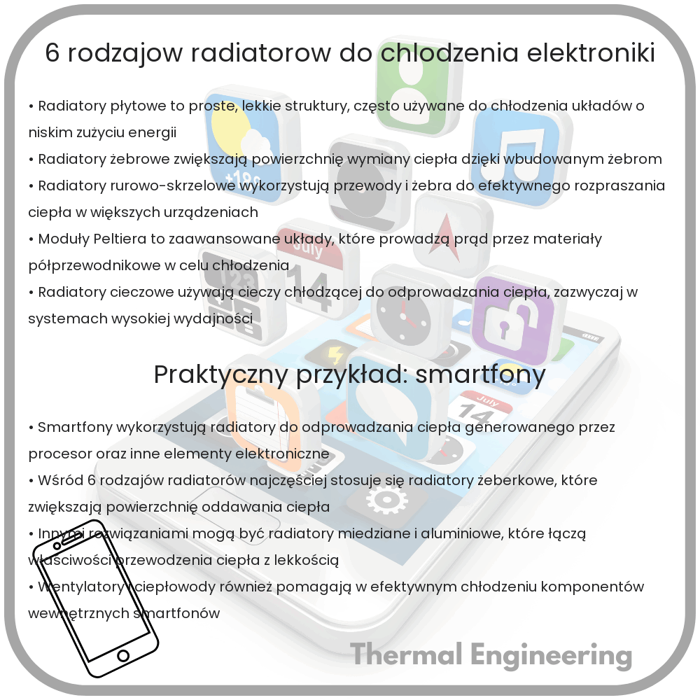 6 rodzajów radiatorów do chłodzenia elektroniki