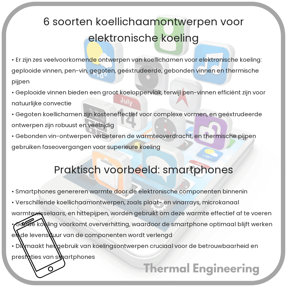 6 Soorten Koellichaamontwerpen voor Elektronische Koeling