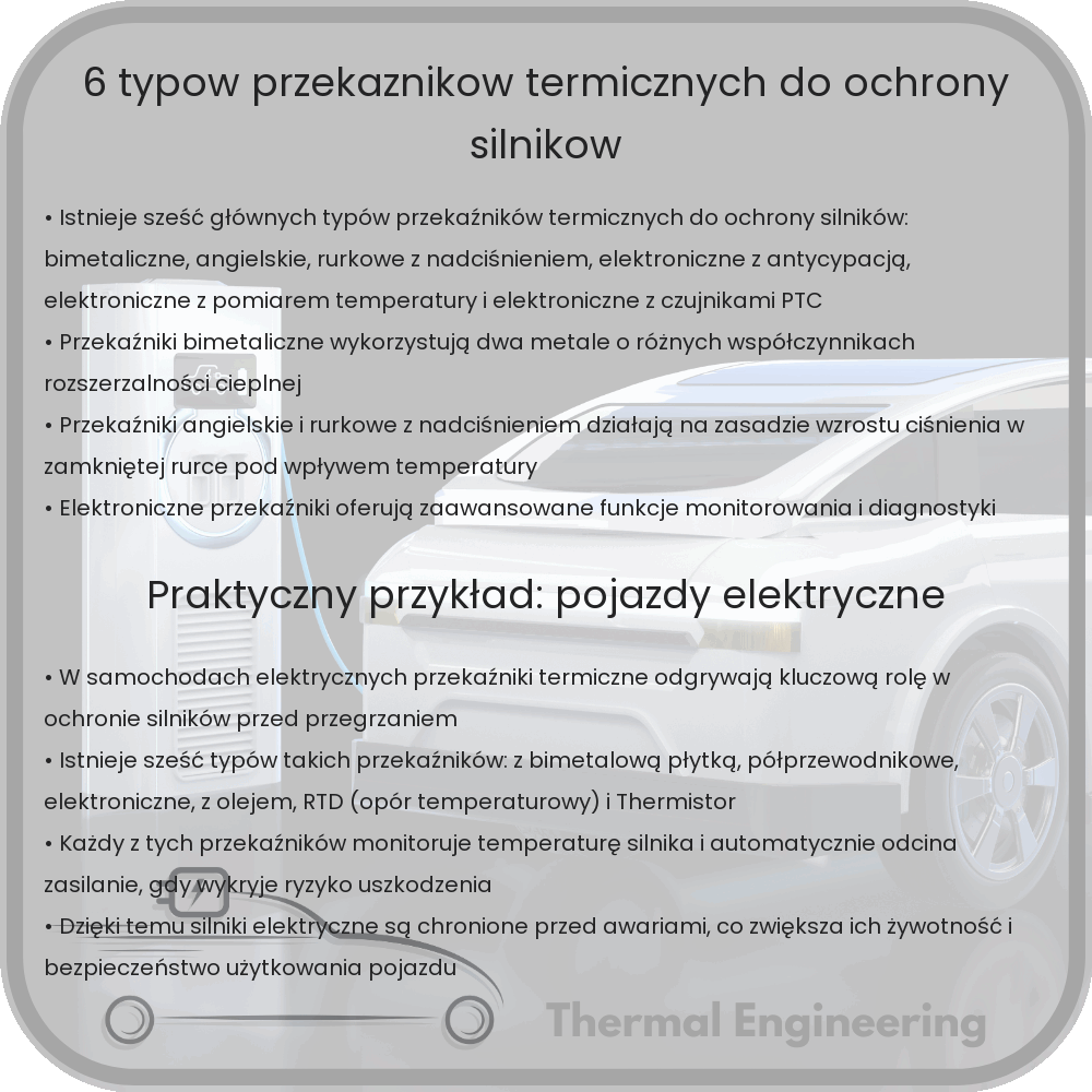 6 Typów Przekaźników Termicznych do Ochrony Silników