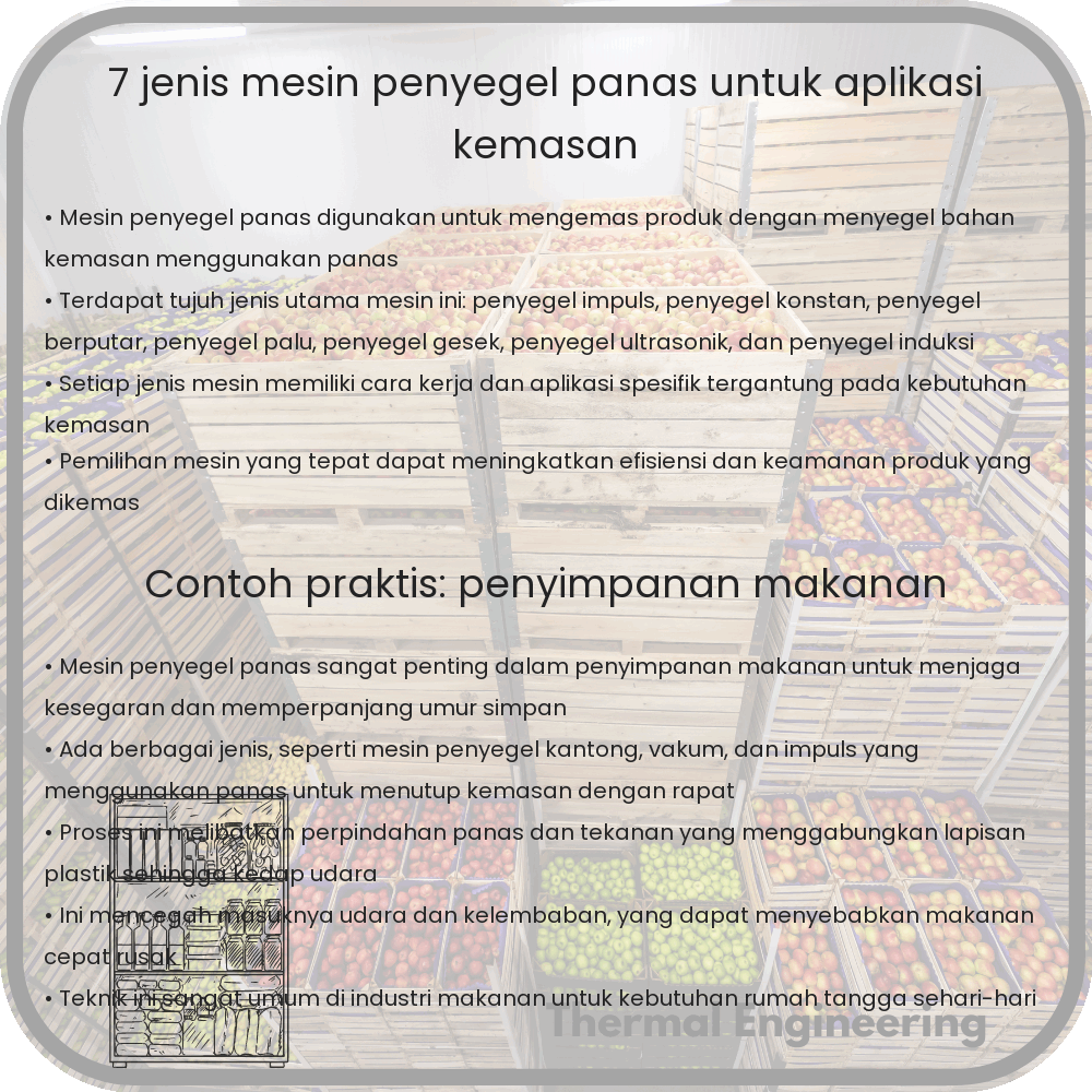 7 Jenis Mesin Penyegel Panas untuk Aplikasi Kemasan