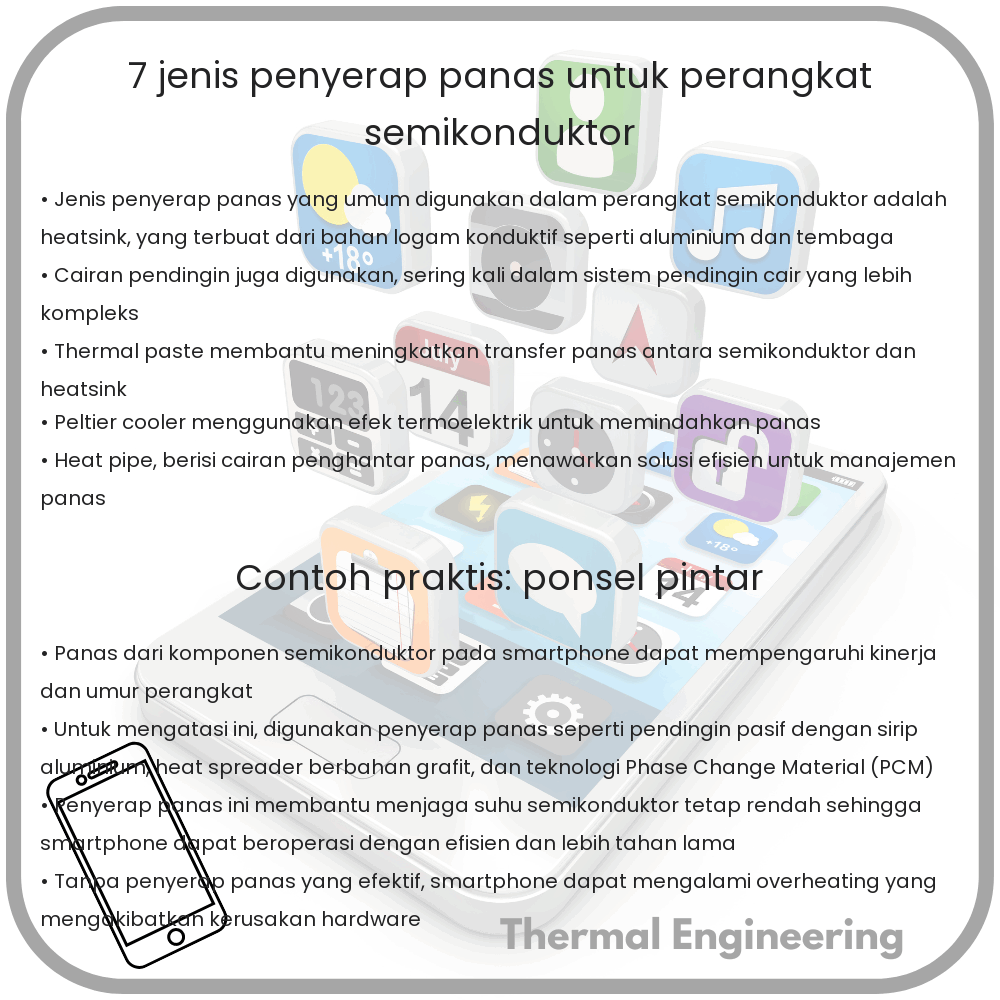 7 Jenis Penyerap Panas untuk Perangkat Semikonduktor