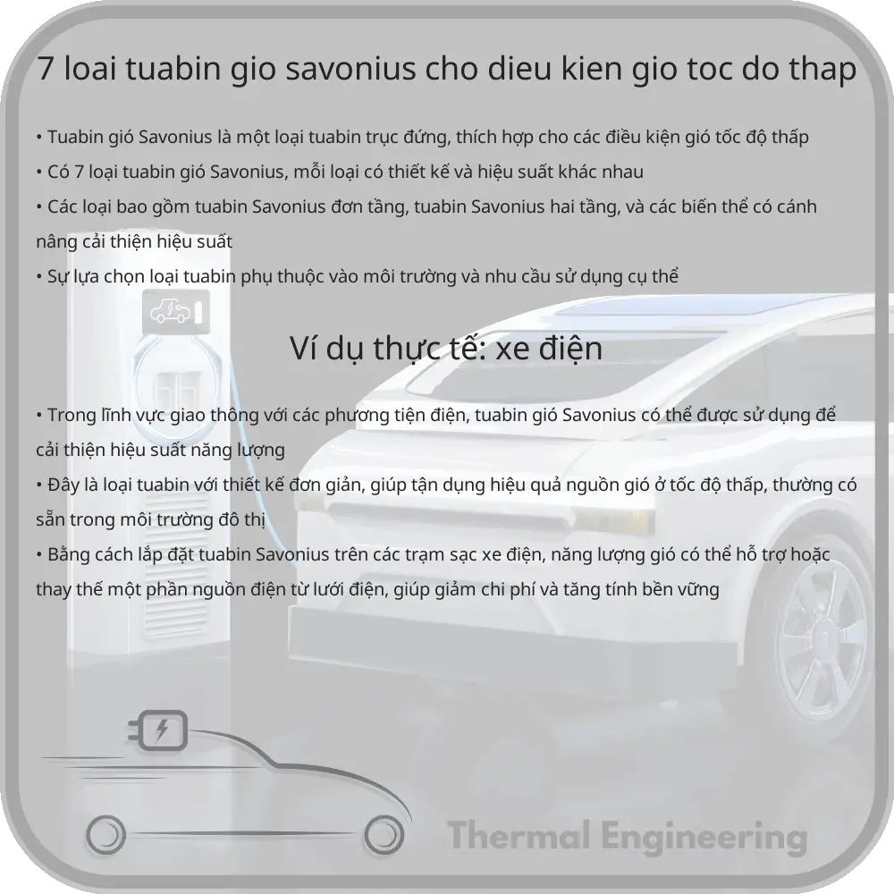 7 Loại Tuabin Gió Savonius Cho Điều Kiện Gió Tốc Độ Thấp