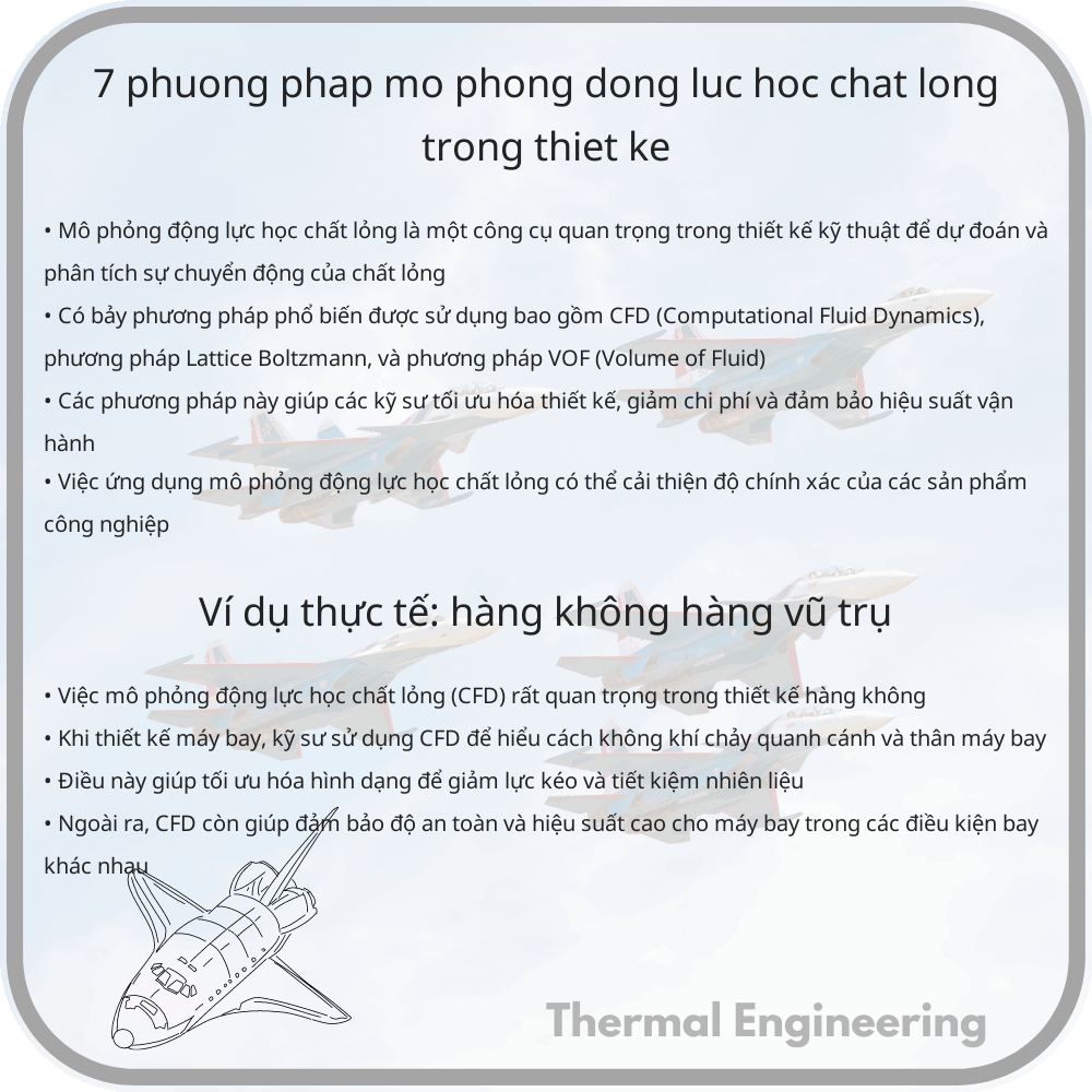 7 Phương Pháp Mô Phỏng Động Lực Học Chất Lỏng Trong Thiết Kế