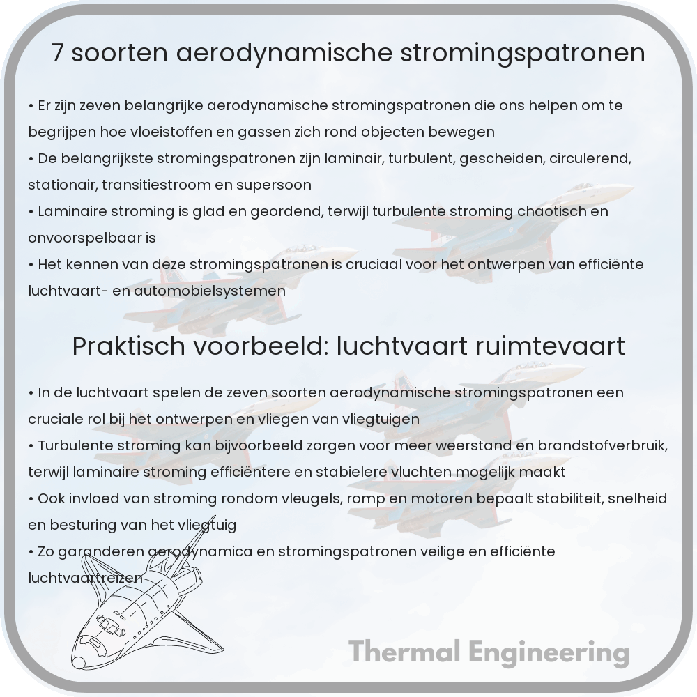 7 Soorten Aerodynamische Stromingspatronen
