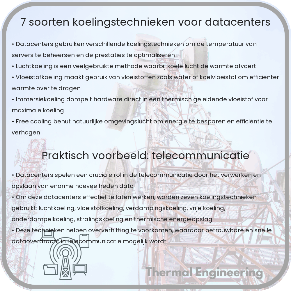 7 Soorten Koelingstechnieken voor Datacenters
