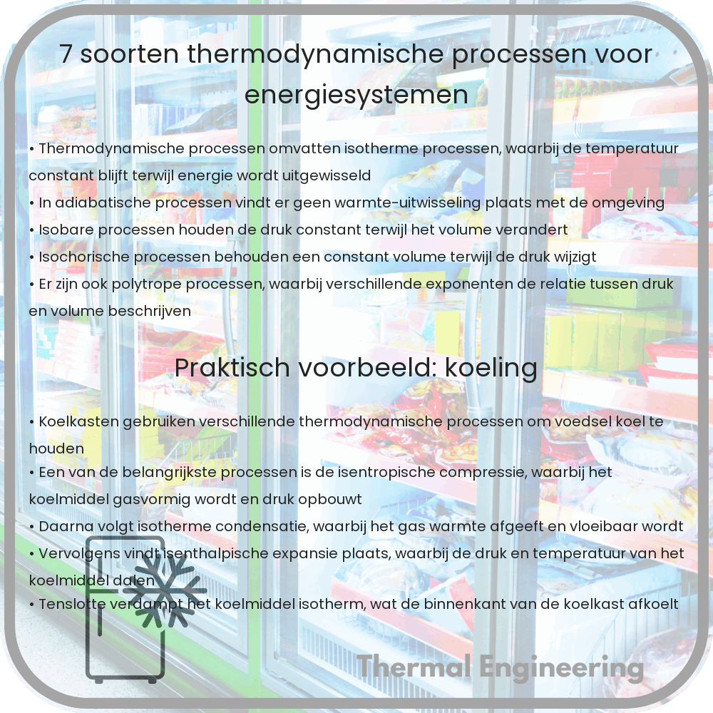 7 Soorten Thermodynamische Processen voor Energiesystemen