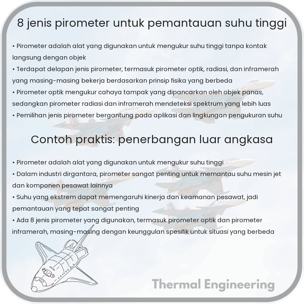 8 Jenis Pirometer untuk Pemantauan Suhu Tinggi