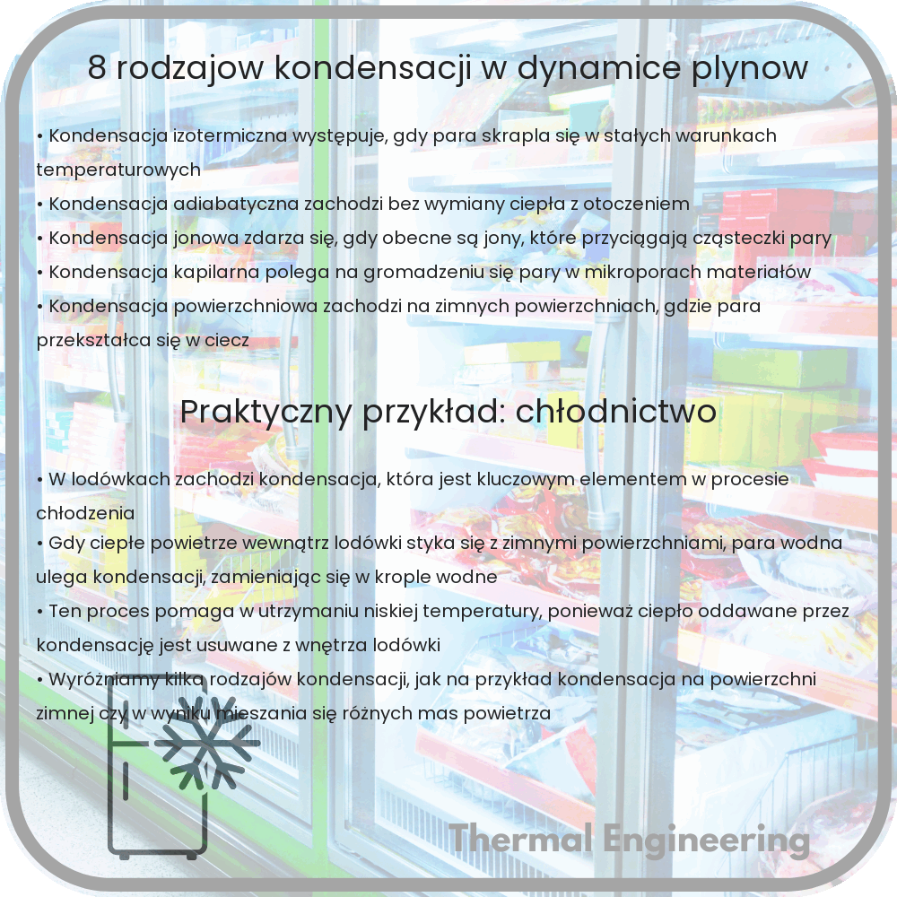 8 rodzajów kondensacji w dynamice płynów