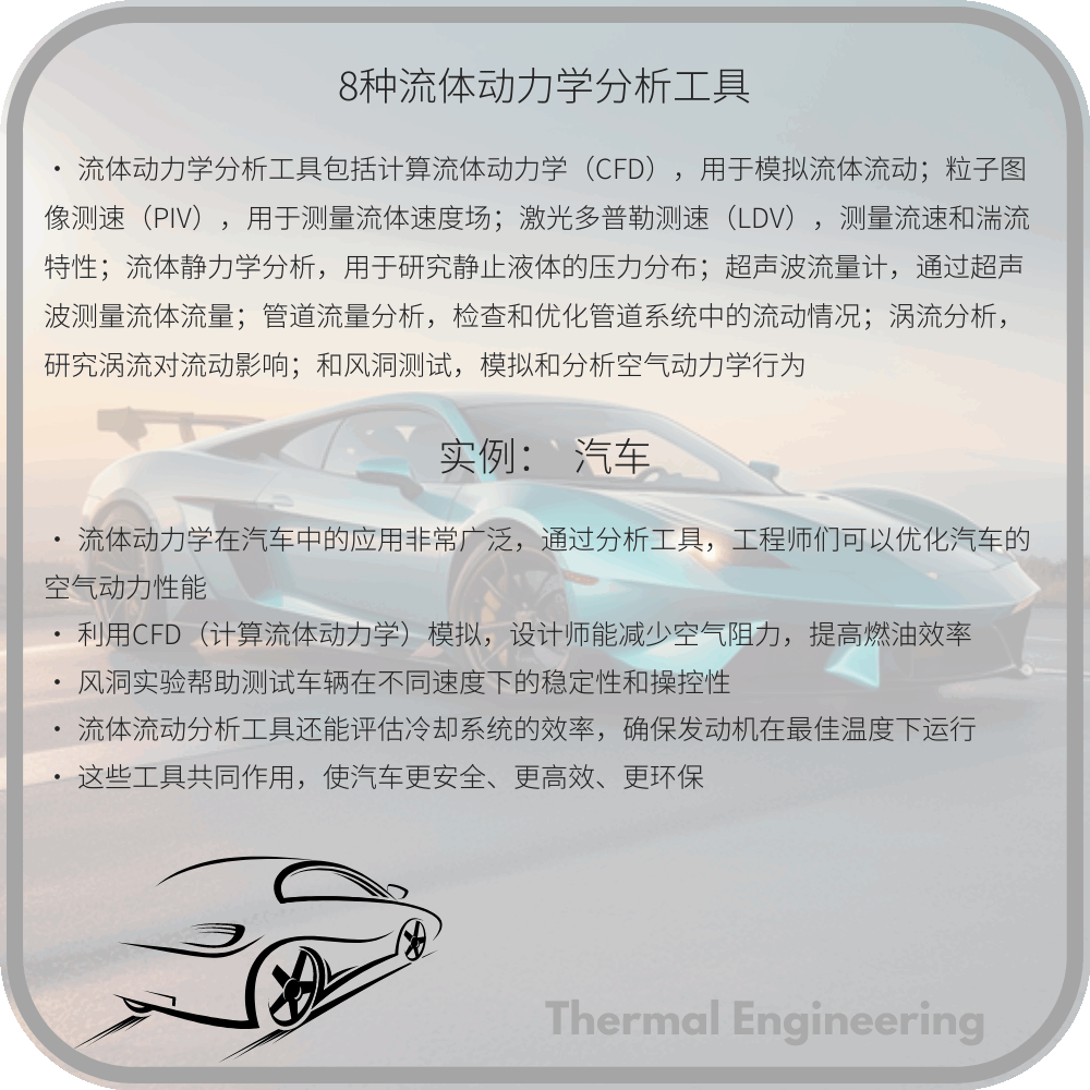 8种流体动力学分析工具