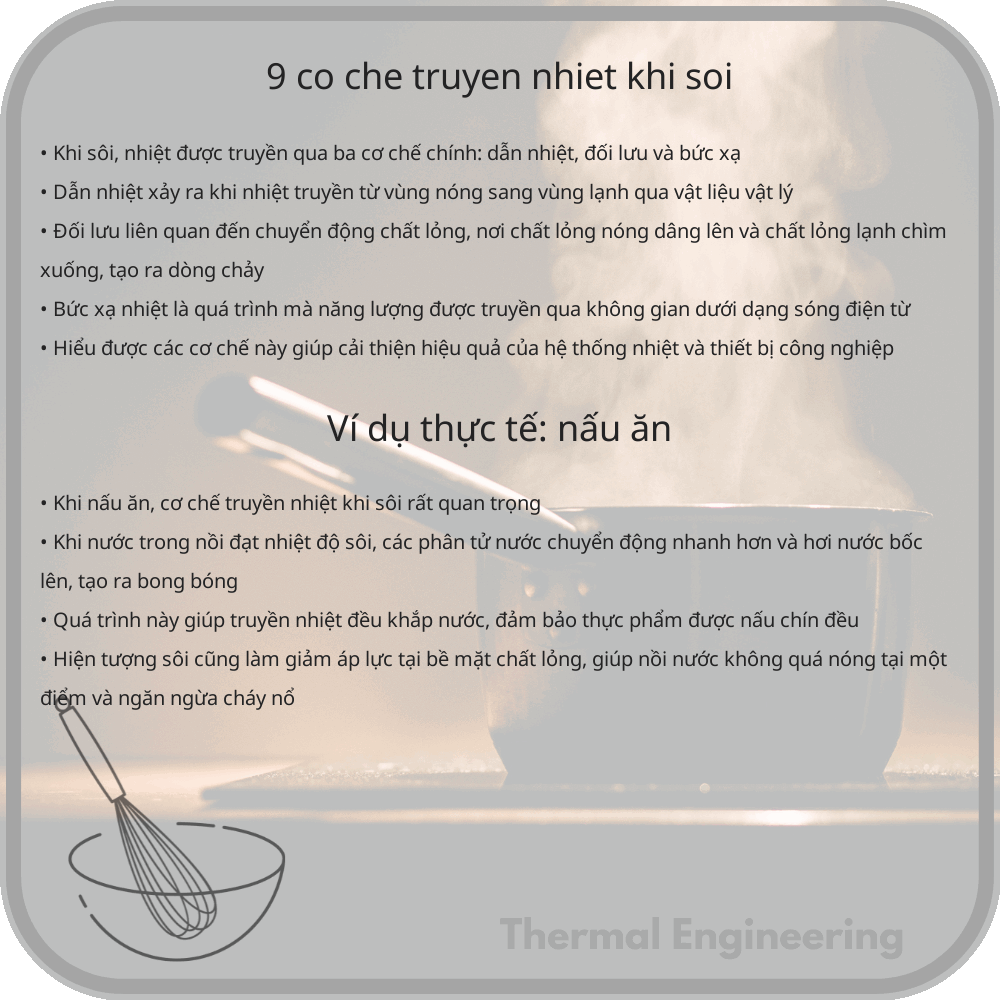 9 Cơ Chế Truyền Nhiệt Khi Sôi