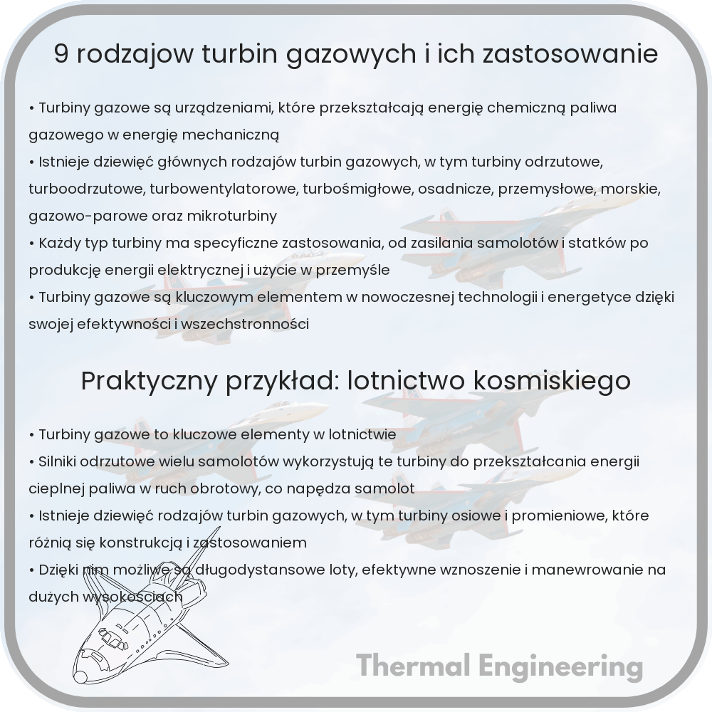 9 rodzajów turbin gazowych i ich zastosowanie