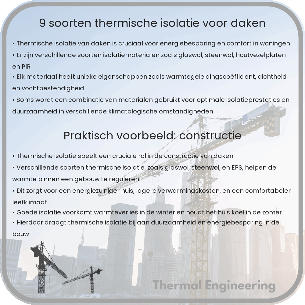 9 Soorten Thermische Isolatie Voor Daken