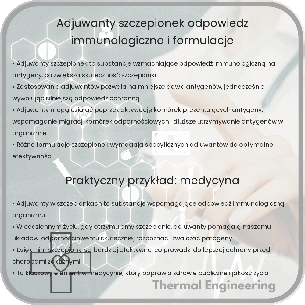 Adjuwanty Szczepionek | Odpowiedź Immunologiczna i Formulacje