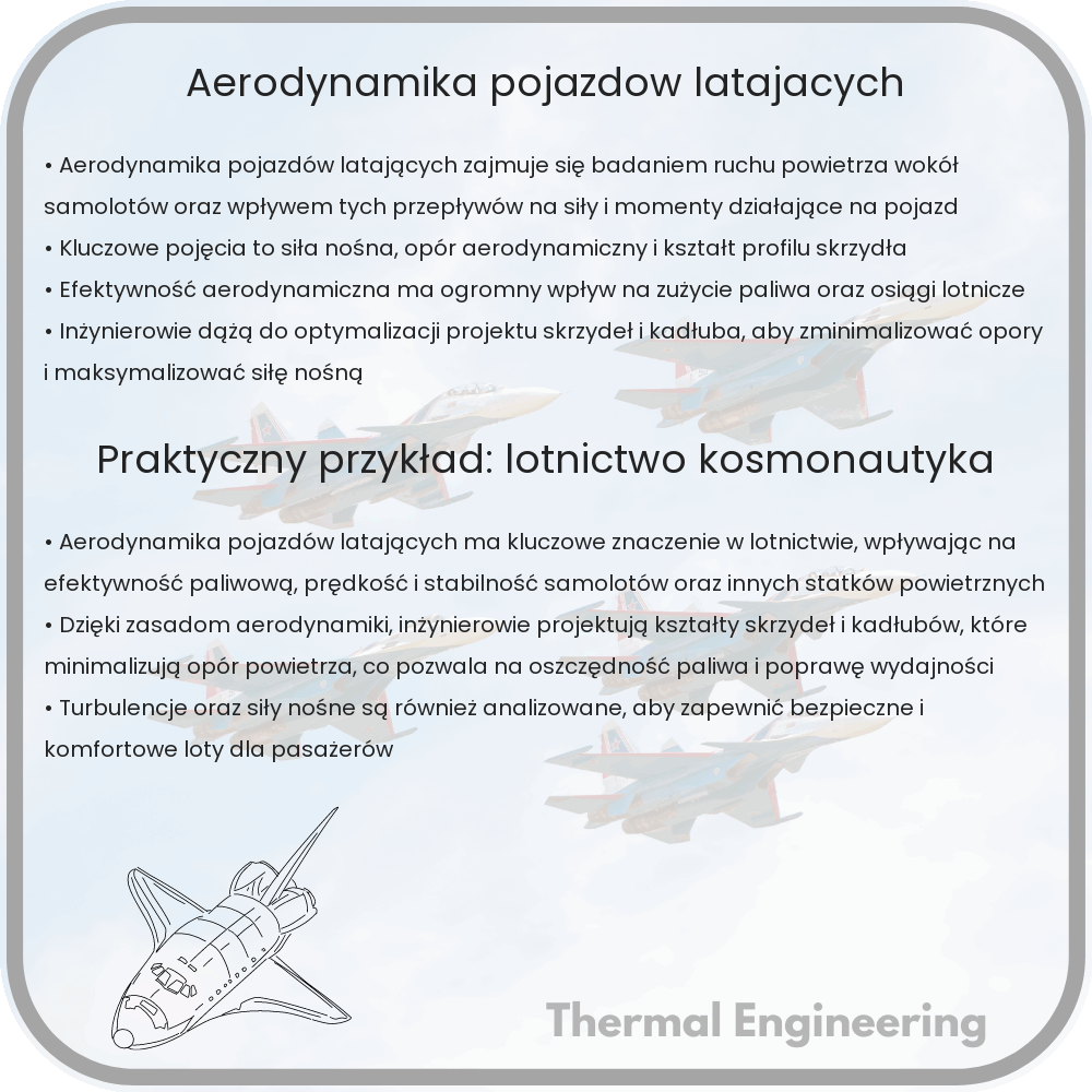 Aerodynamika pojazdów latających