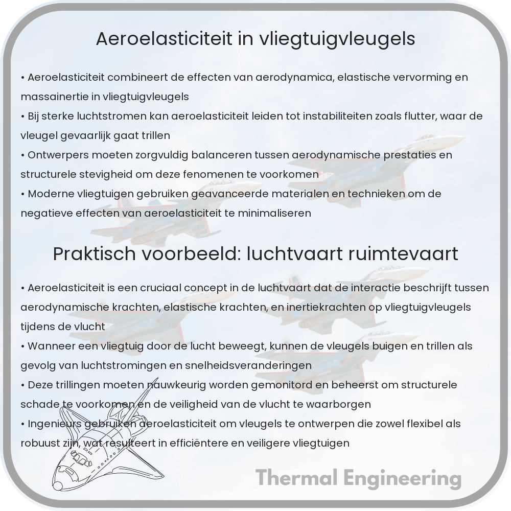 Aeroelasticiteit in vliegtuigvleugels