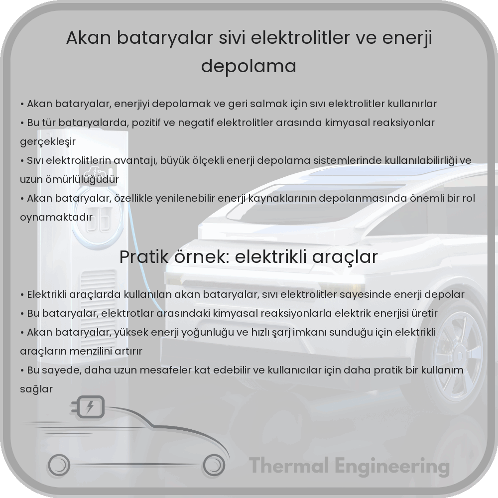 Akan Bataryalar | Sıvı Elektrolitler ve Enerji Depolama