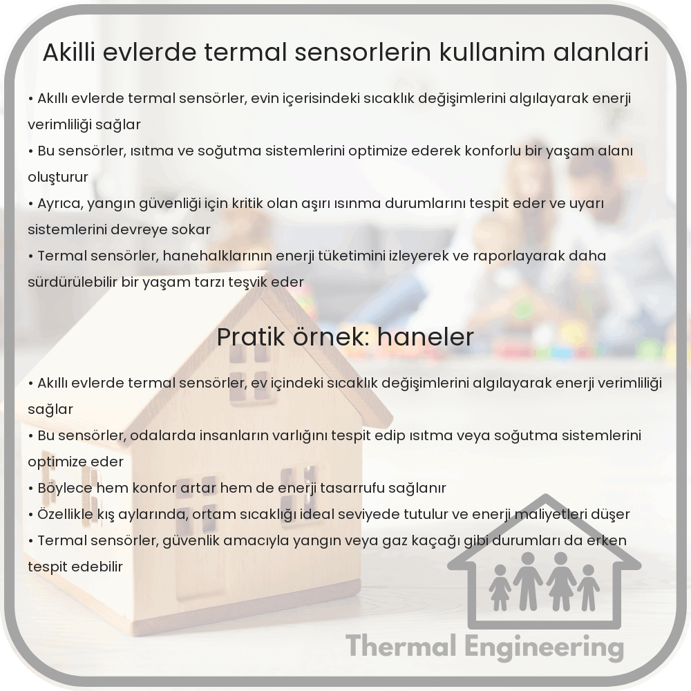Akıllı Evlerde Termal Sensörlerin Kullanım Alanları