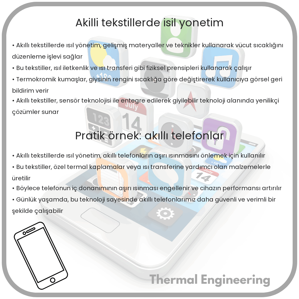 Akıllı Tekstillerde Isıl Yönetim