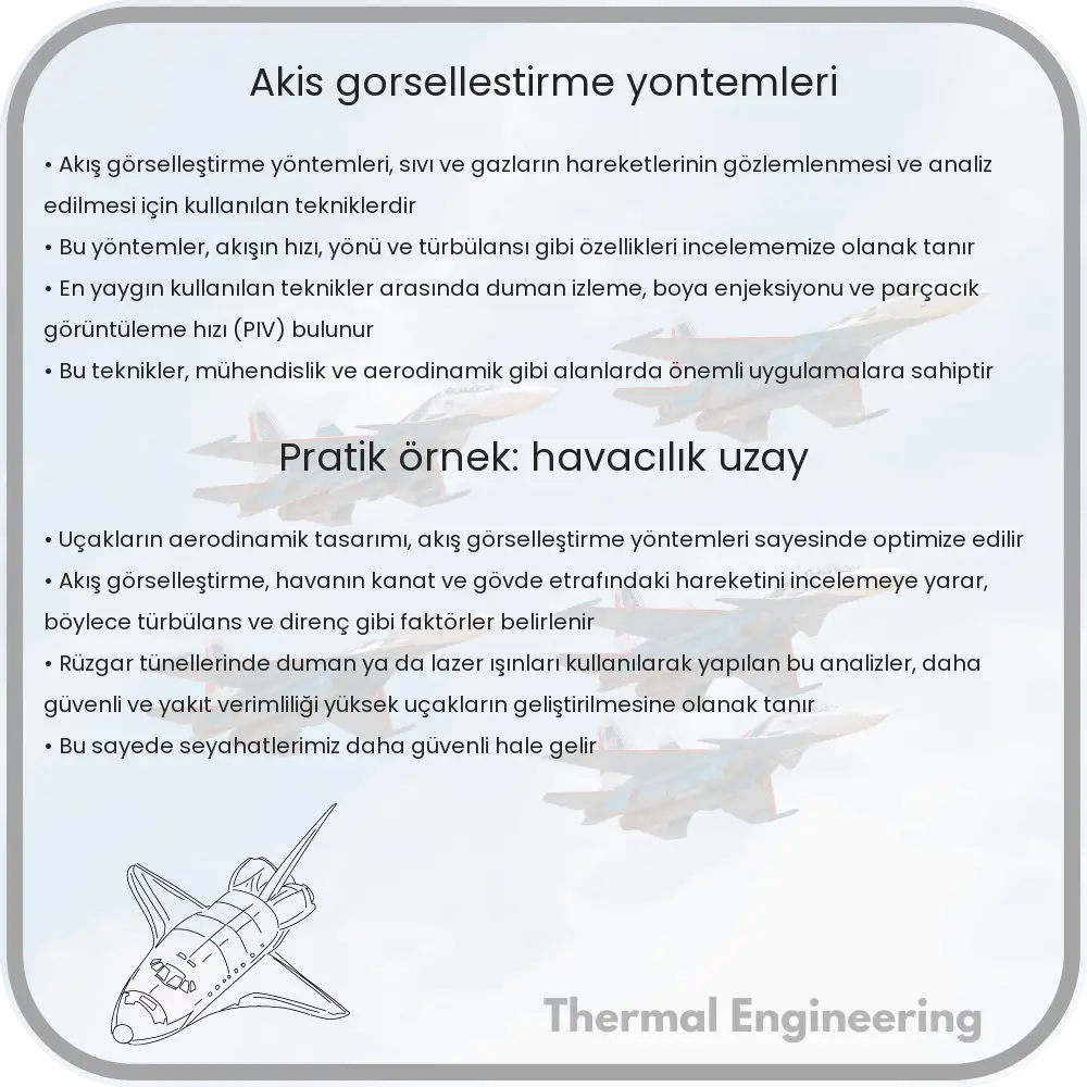 Akış Görselleştirme Yöntemleri