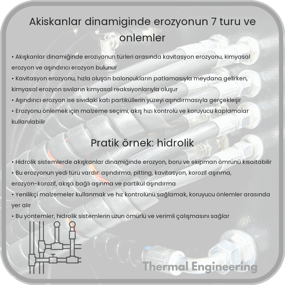 Akışkanlar Dinamiğinde Erozyonun 7 Türü ve Önlemler