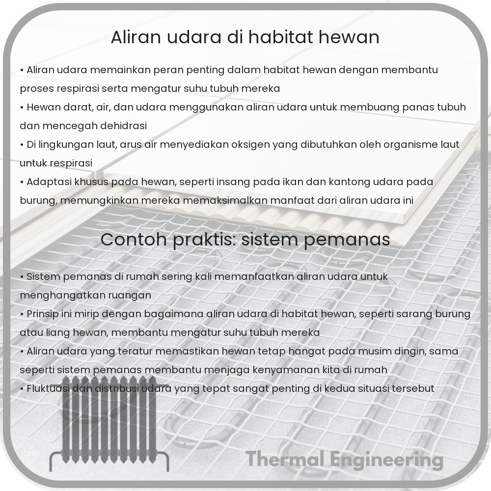 Aliran Udara di Habitat Hewan