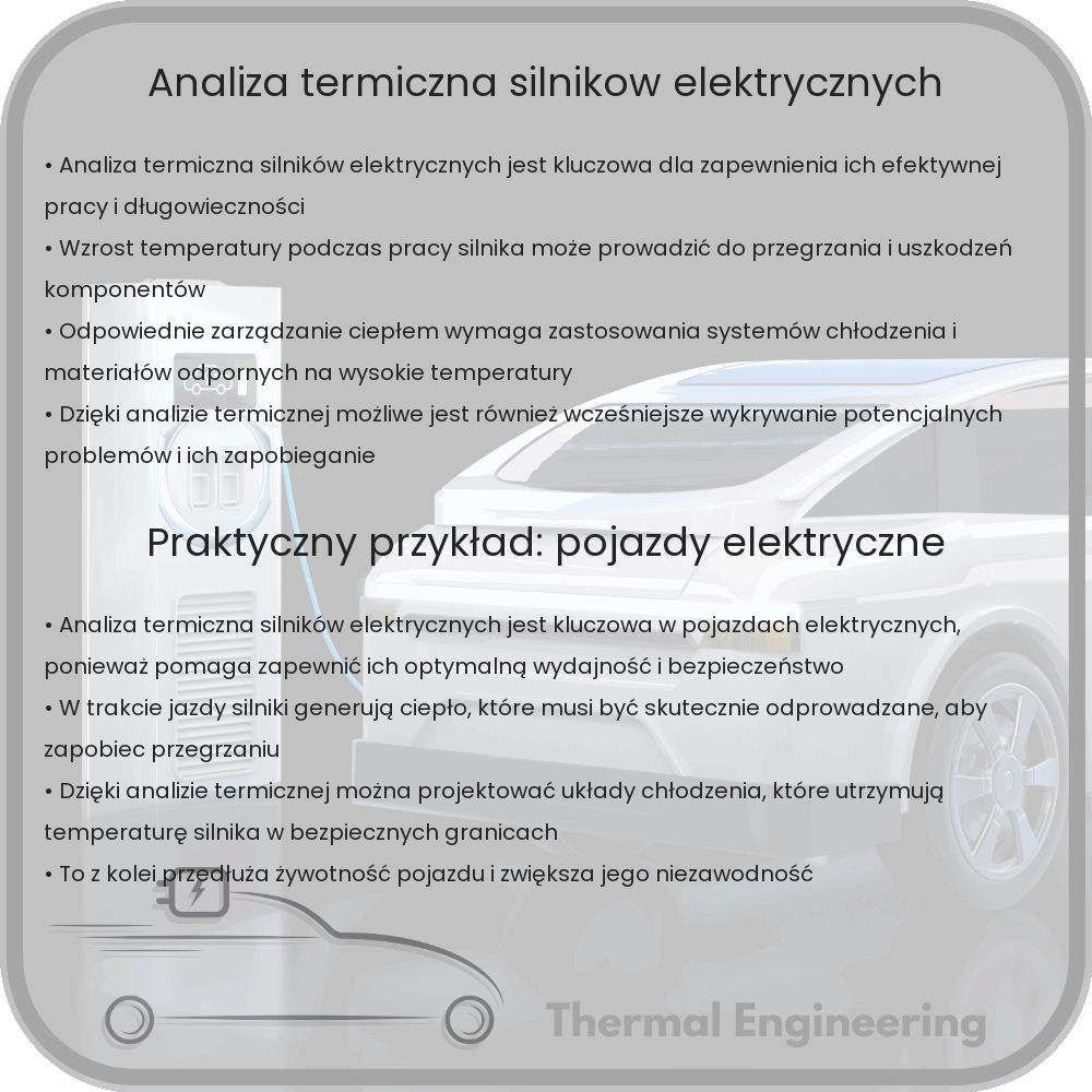 Analiza termiczna silników elektrycznych