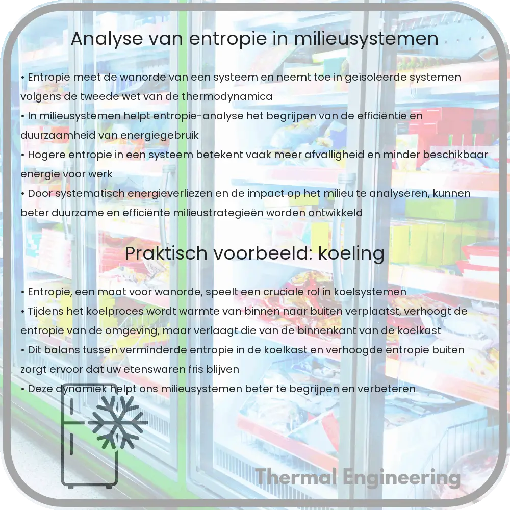 Analyse van entropie in milieusystemen
