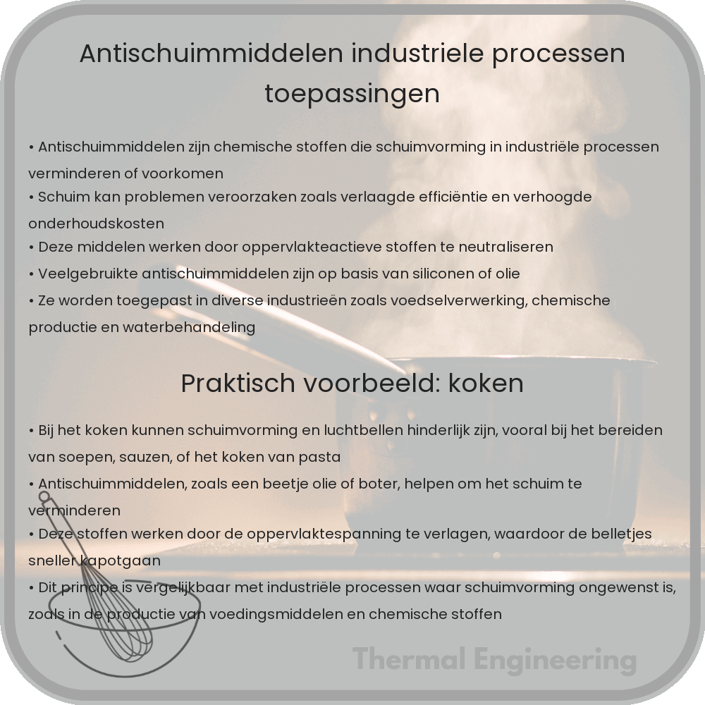 Antischuimmiddelen | Industriële Processen & Toepassingen