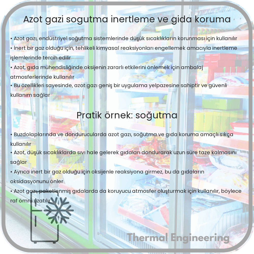 Azot Gazı | Soğutma, İnertleme ve Gıda Koruma
