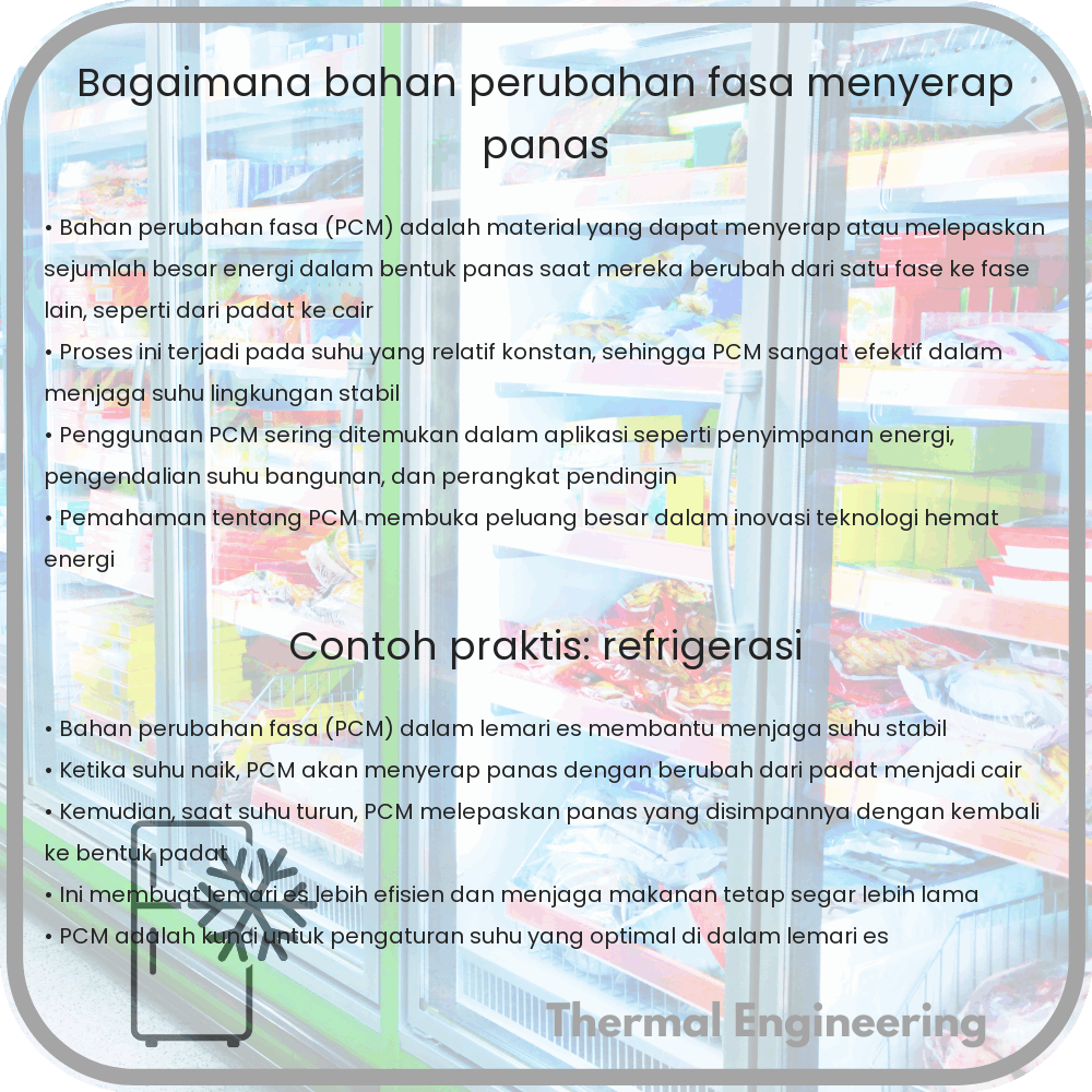 Bagaimana Bahan Perubahan Fasa Menyerap Panas