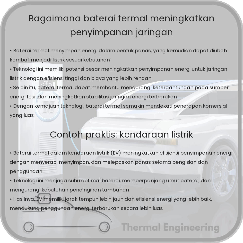 Bagaimana Baterai Termal Meningkatkan Penyimpanan Jaringan