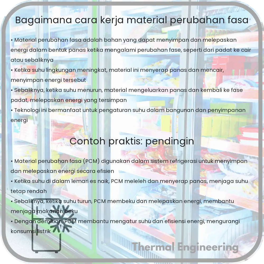 Bagaimana Cara Kerja Material Perubahan Fasa?