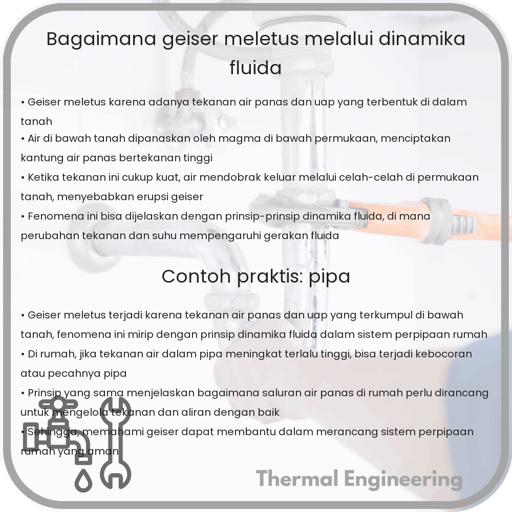 Bagaimana Geiser Meletus Melalui Dinamika Fluida?