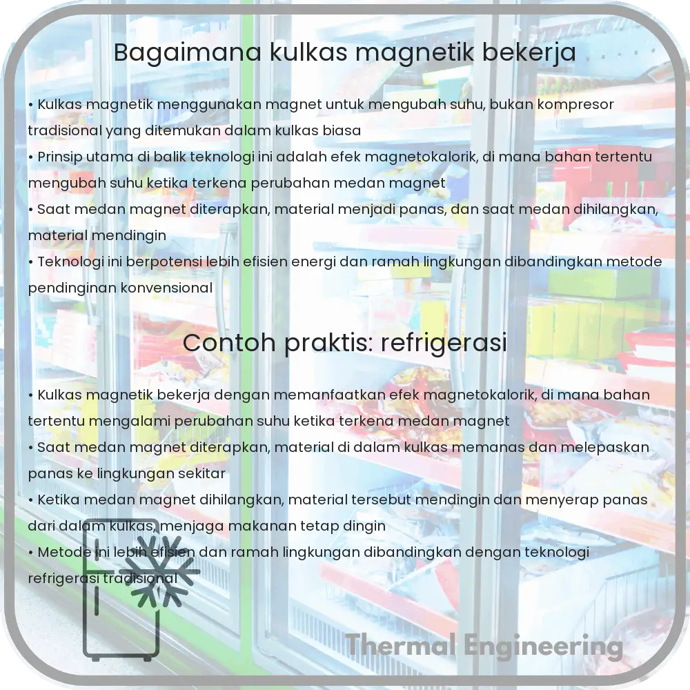 Bagaimana Kulkas Magnetik Bekerja