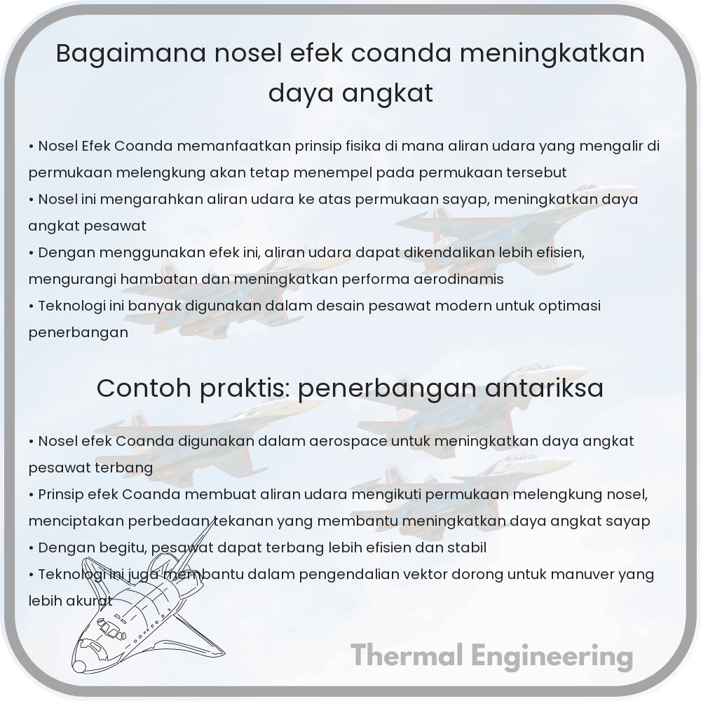 Bagaimana Nosel Efek Coanda Meningkatkan Daya Angkat