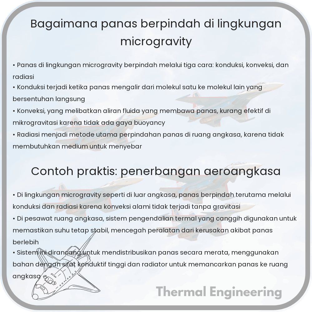 Bagaimana Panas Berpindah di Lingkungan Microgravity