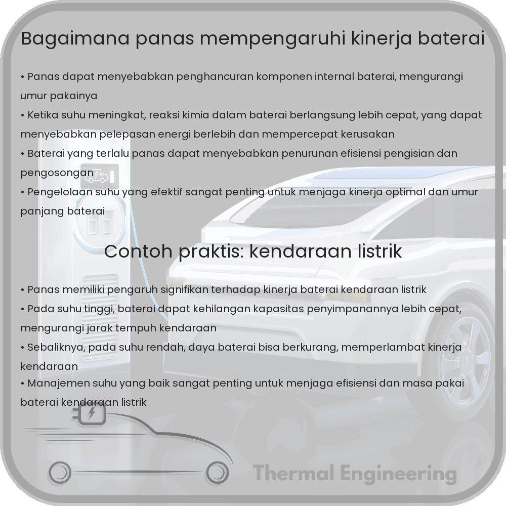 Bagaimana Panas Mempengaruhi Kinerja Baterai