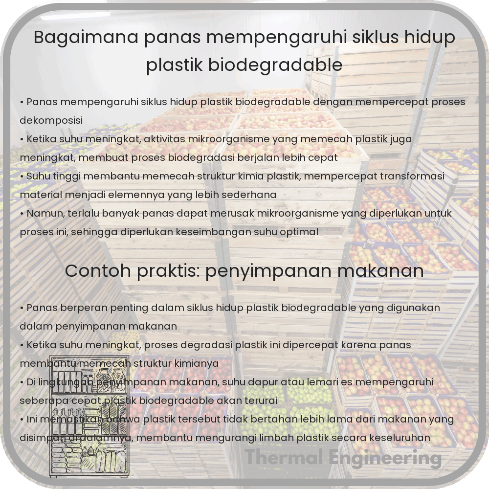 Bagaimana Panas Mempengaruhi Siklus Hidup Plastik Biodegradable