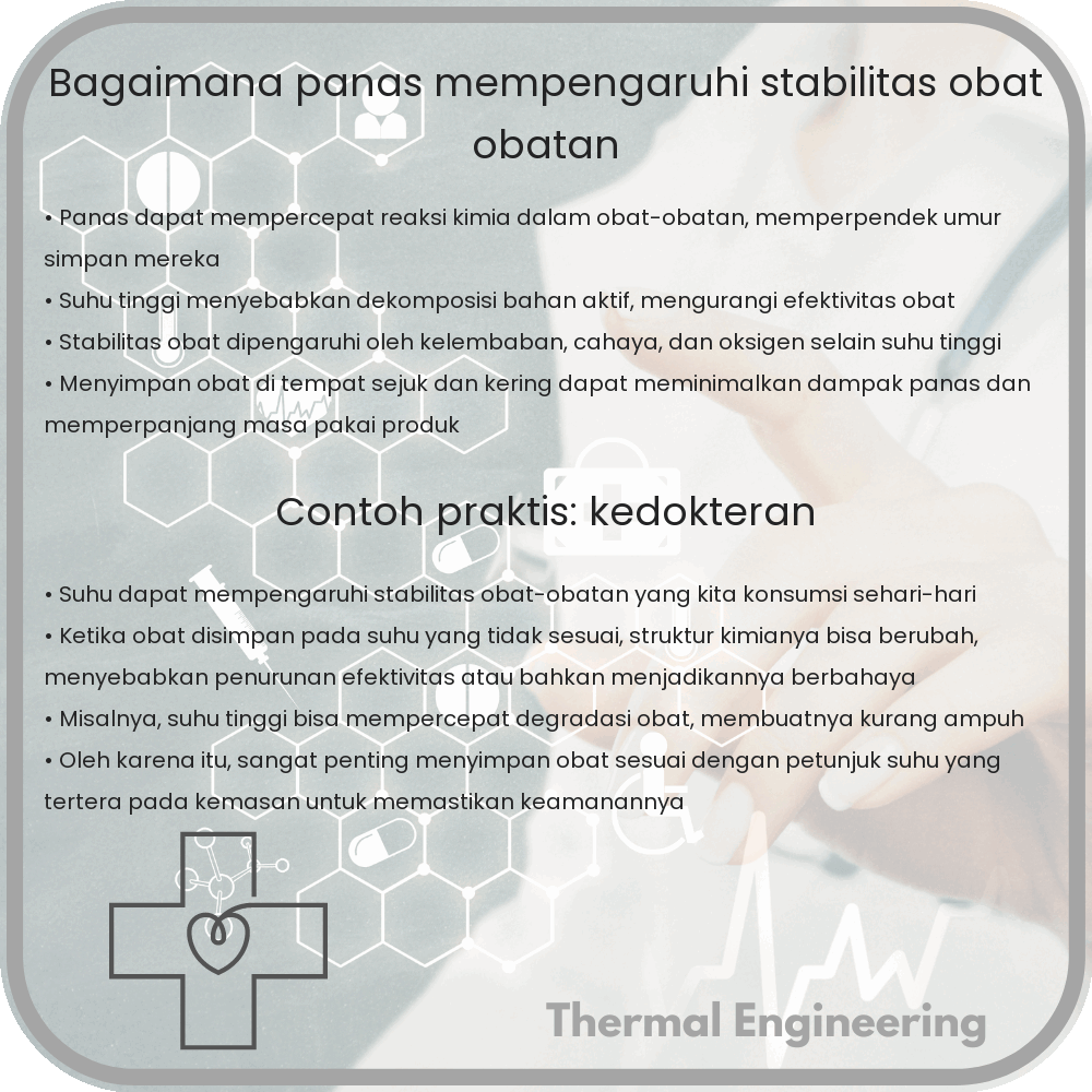 Bagaimana Panas Mempengaruhi Stabilitas Obat-obatan