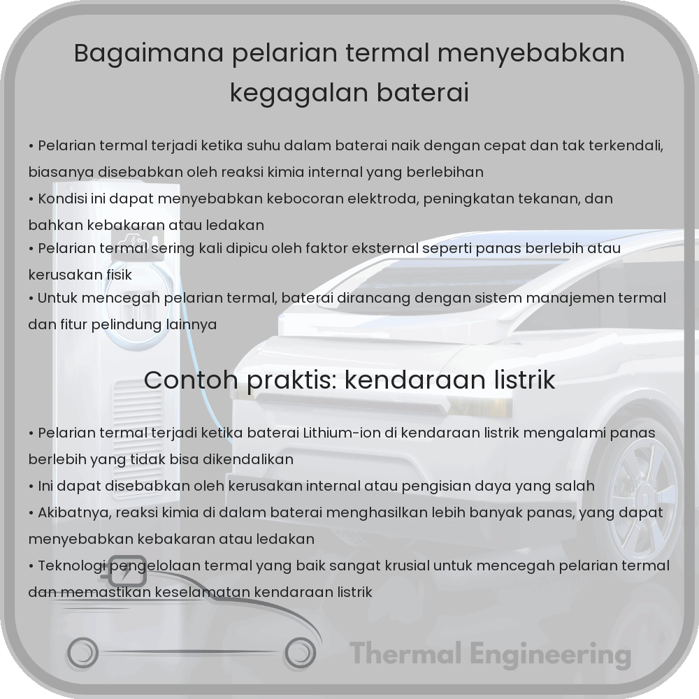 Bagaimana Pelarian Termal Menyebabkan Kegagalan Baterai