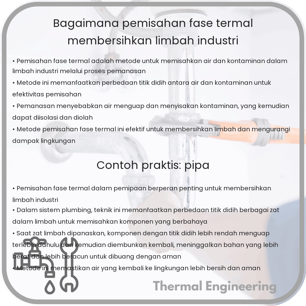 Bagaimana Pemisahan Fase Termal Membersihkan Limbah Industri