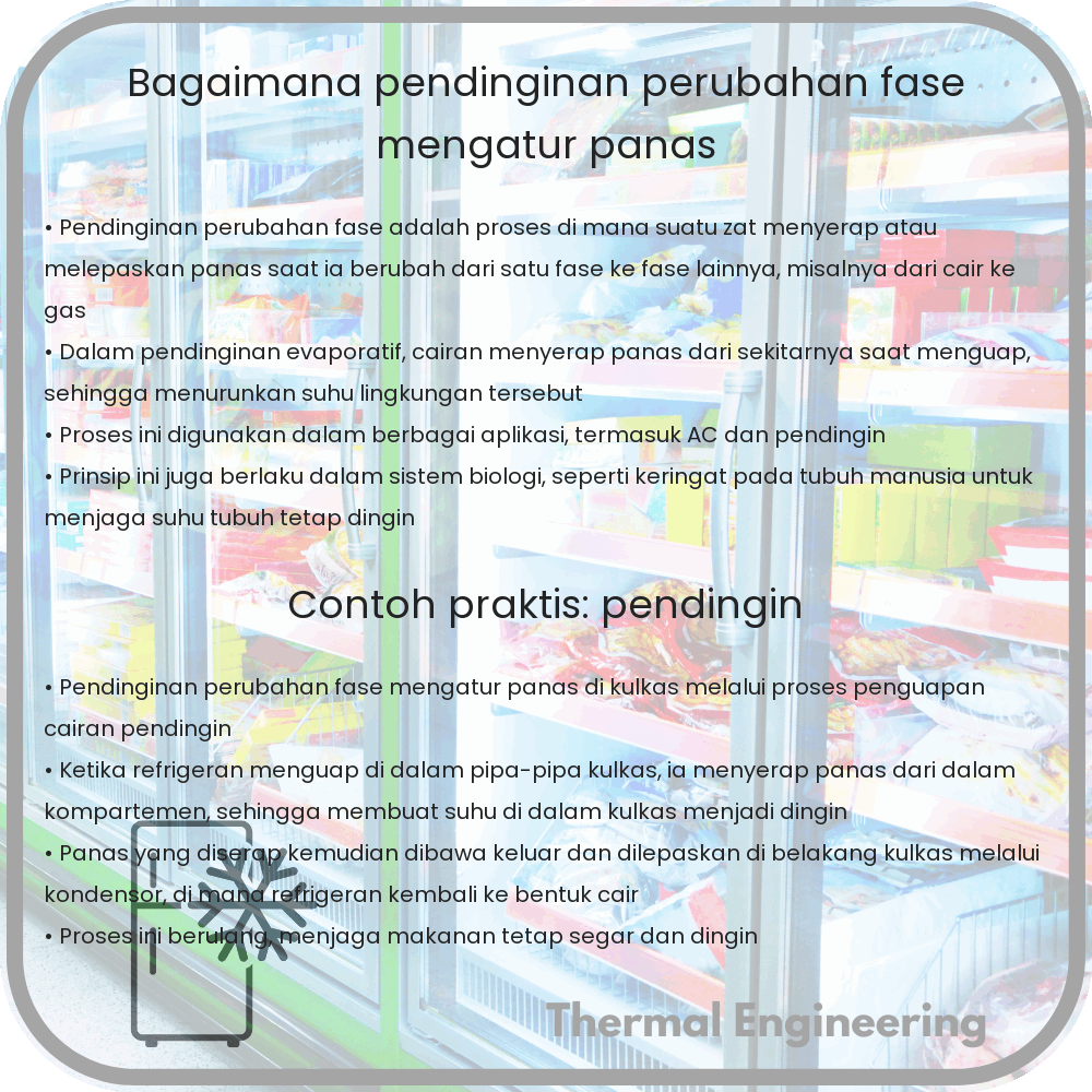 Bagaimana Pendinginan Perubahan Fase Mengatur Panas