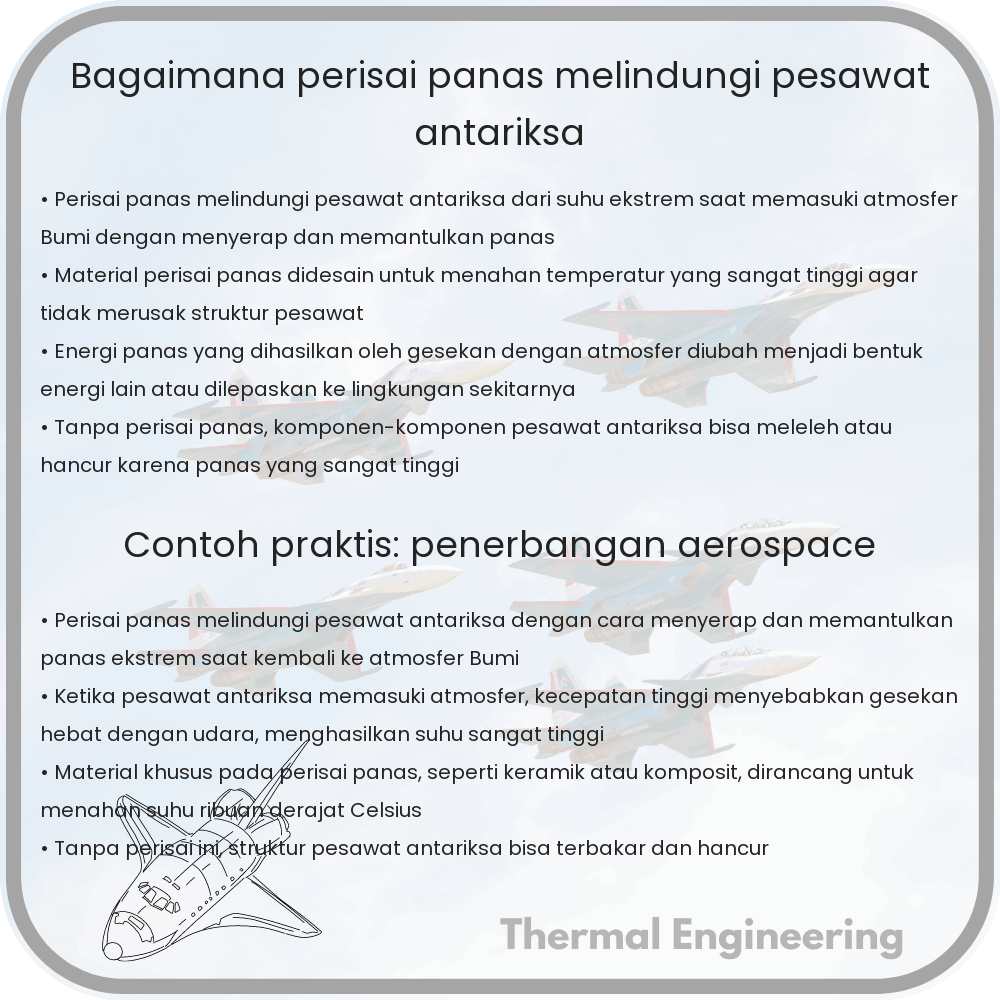 Bagaimana Perisai Panas Melindungi Pesawat Antariksa?